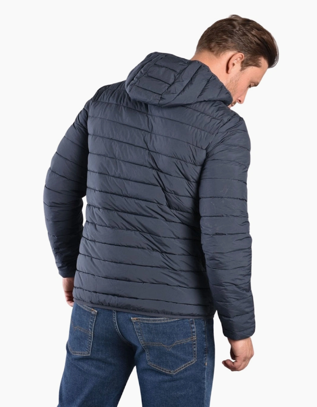 Active Rlg Active 100 Gr Navy Blue Hooded Jacket