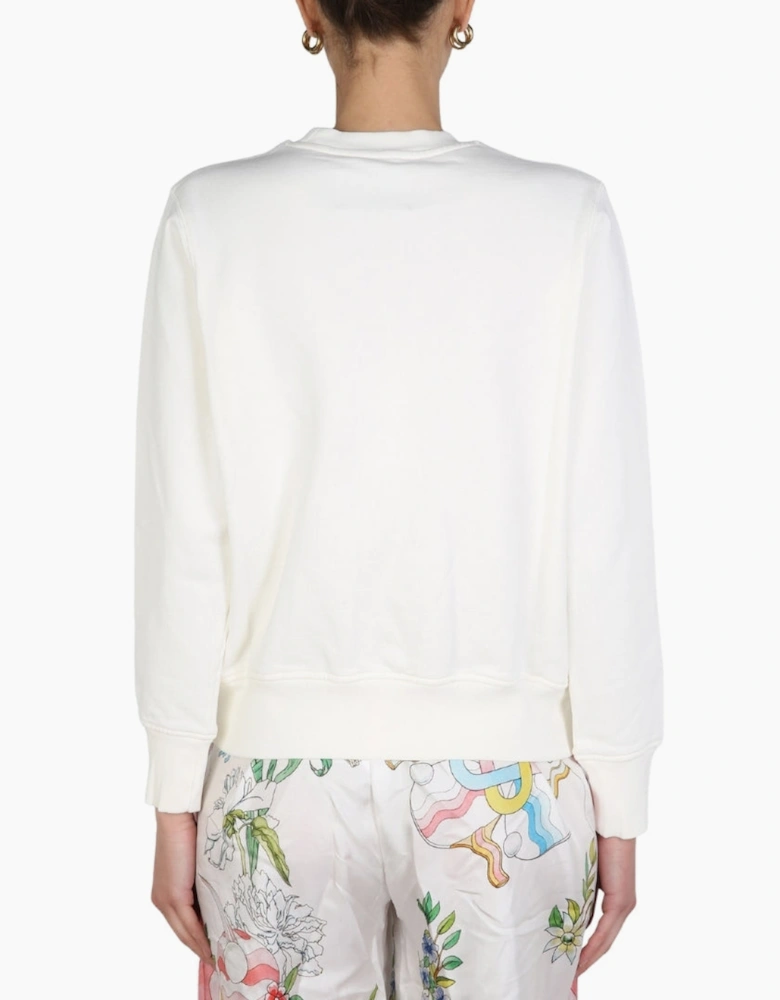 Embroidered Shell Off-White Sweatshirts