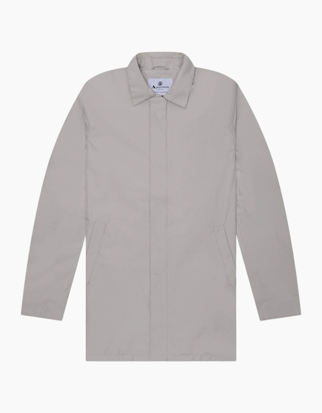 Aquascutum Men's Grey Active Packable Trench Antarctica Jacket - Size: 42/Regular