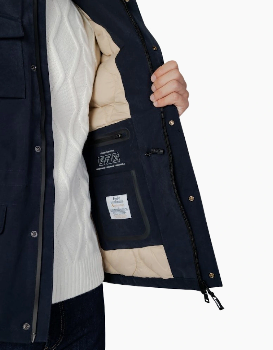 Active Navy Blue Field Jacket