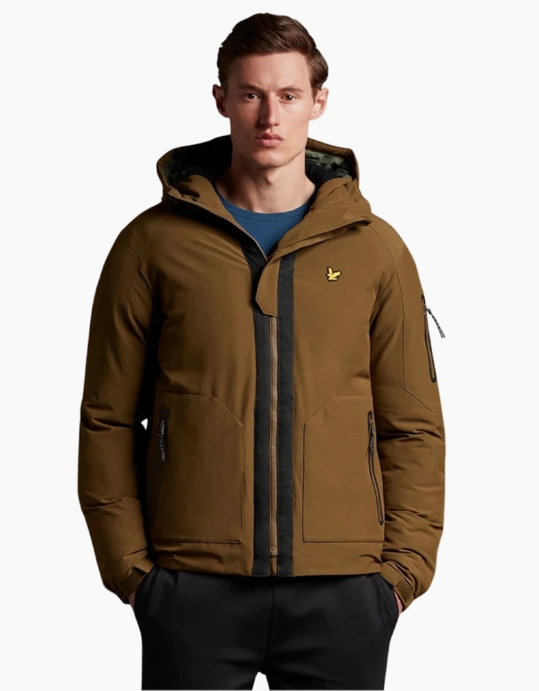 Lyle & Scott Cover Up Green Puffer Jacket
