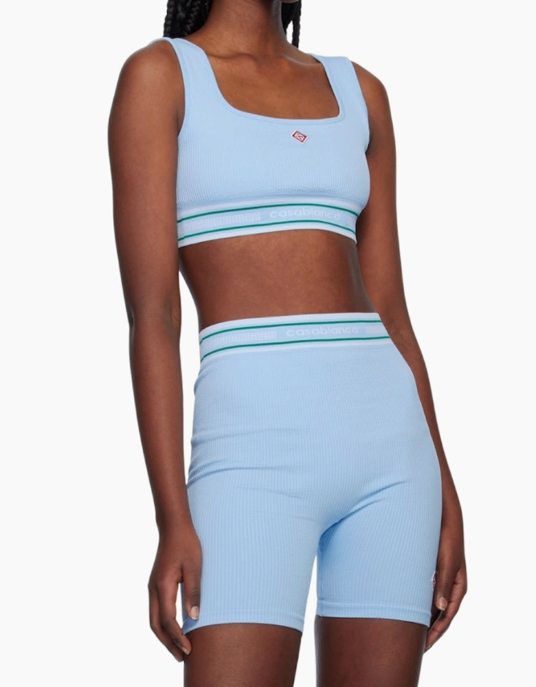 Seamless Shorts Pale Blue Shorts