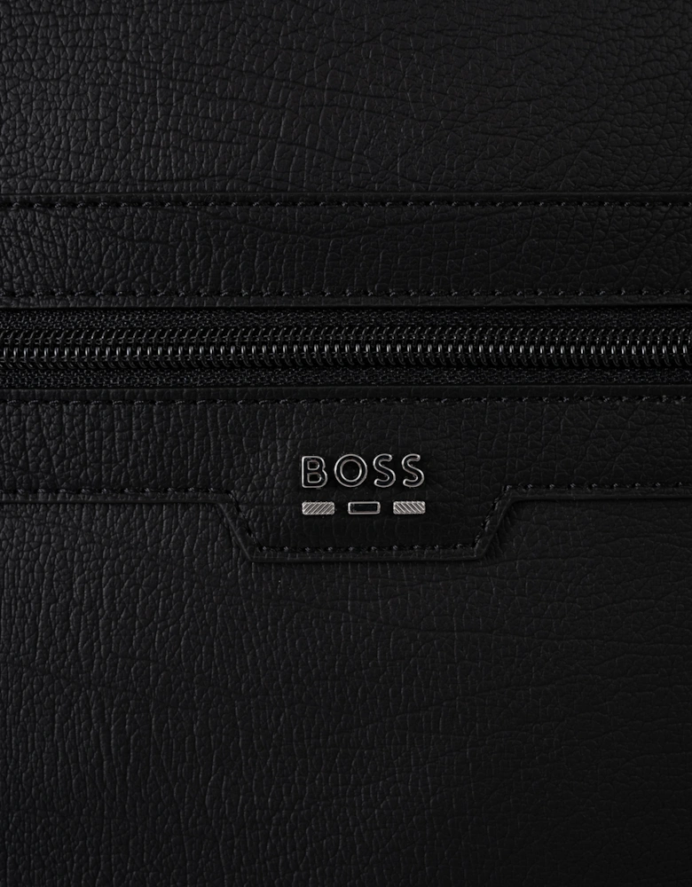 BOSS Orange Lewy Mens Faux Leather Backpack - Black 001