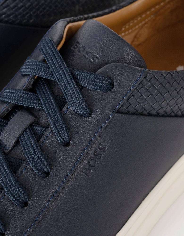 BOSS Orange Kieran Tenn Lwvpu Mens Trainers - Dark Blue 401