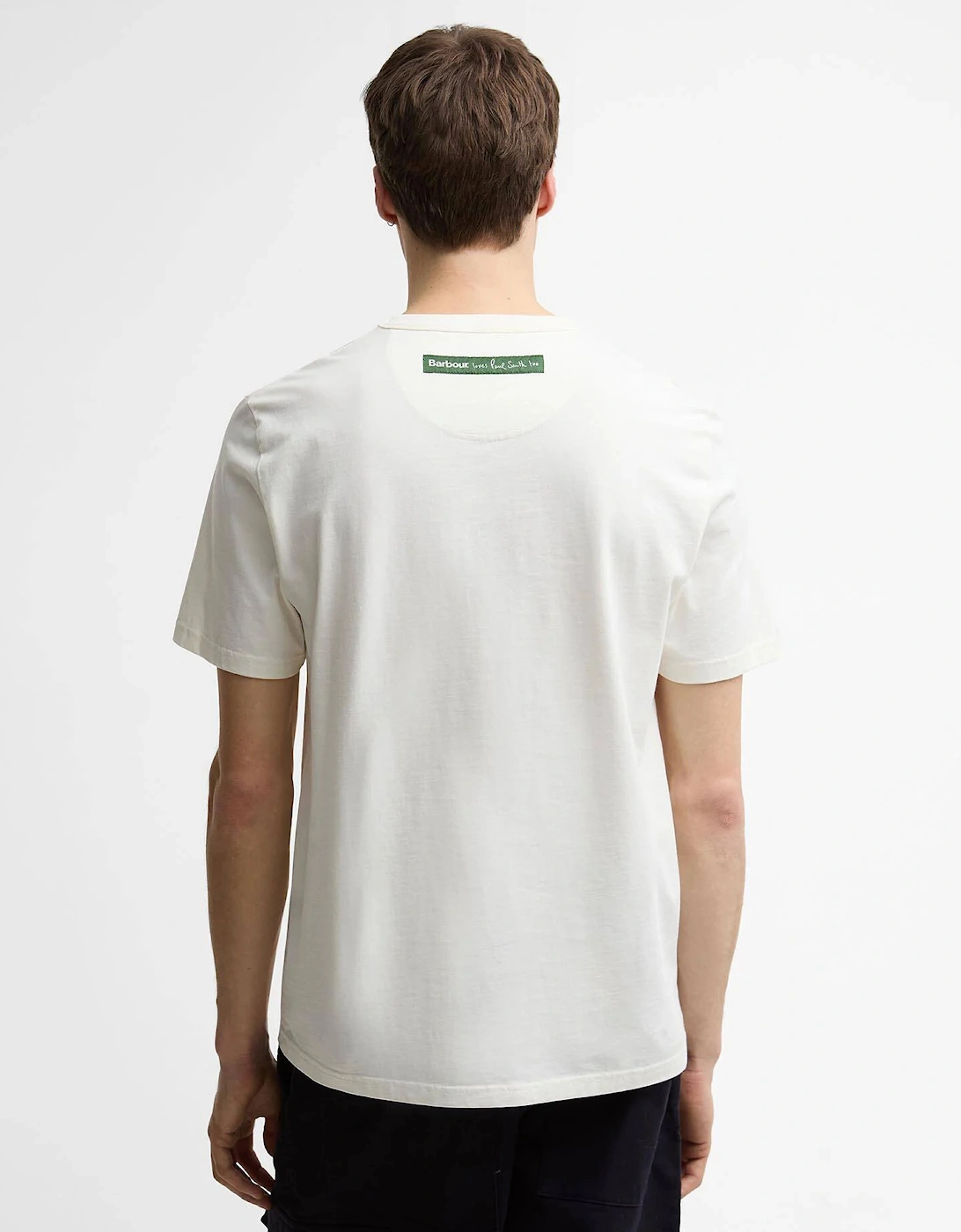 Paul Smith Loves Barbour Scoop T-Shirt - Whisper White