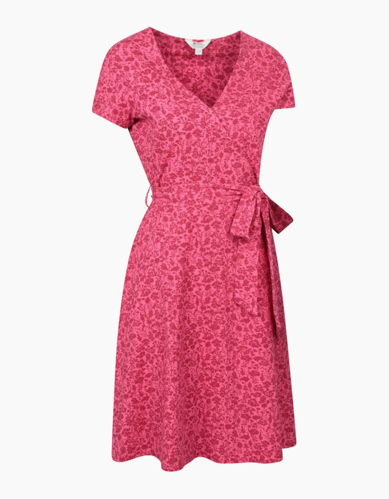 Mountain Warehouse Womens/Ladies Santorini Flower Jersey Wrap Dress