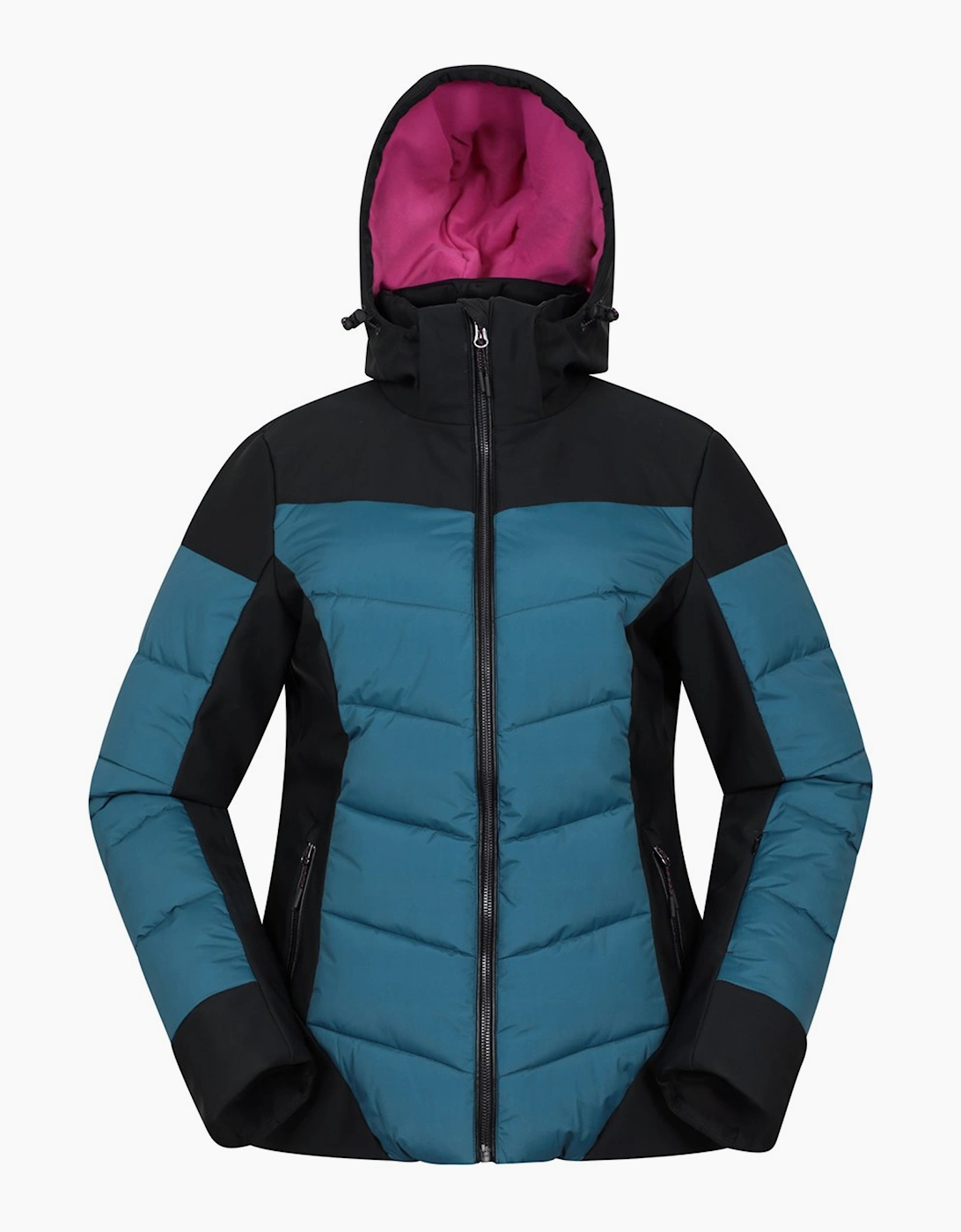 Mountain Warehouse Women's Green / Resort Recco Padded Ski Jacket - Size: 18