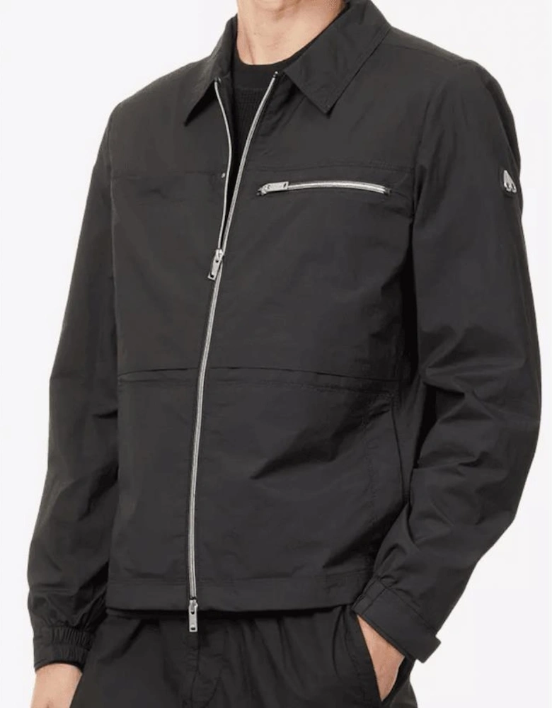 TopFlight Nylon Black Overshirt Jacket