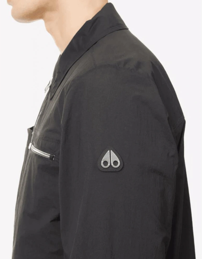 TopFlight Nylon Black Overshirt Jacket
