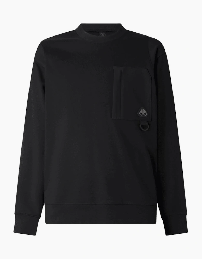 Dalon Utility Crew Neck Black Cargo Tracksuit