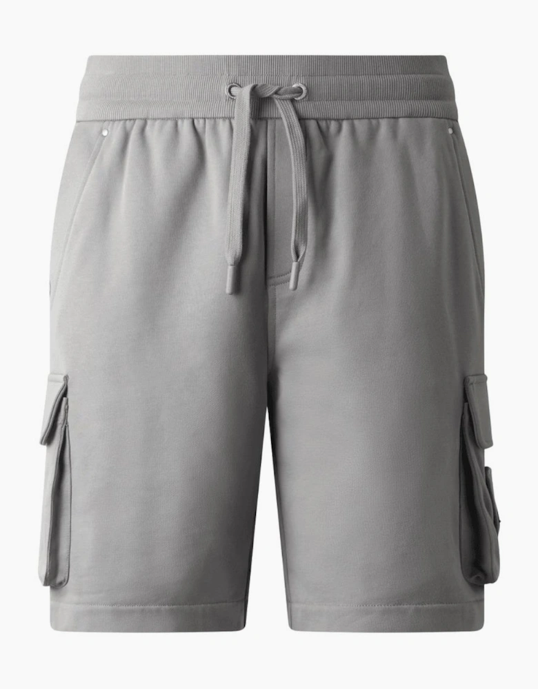 Cotton Hartsfield Industry Grey Cargo Shorts