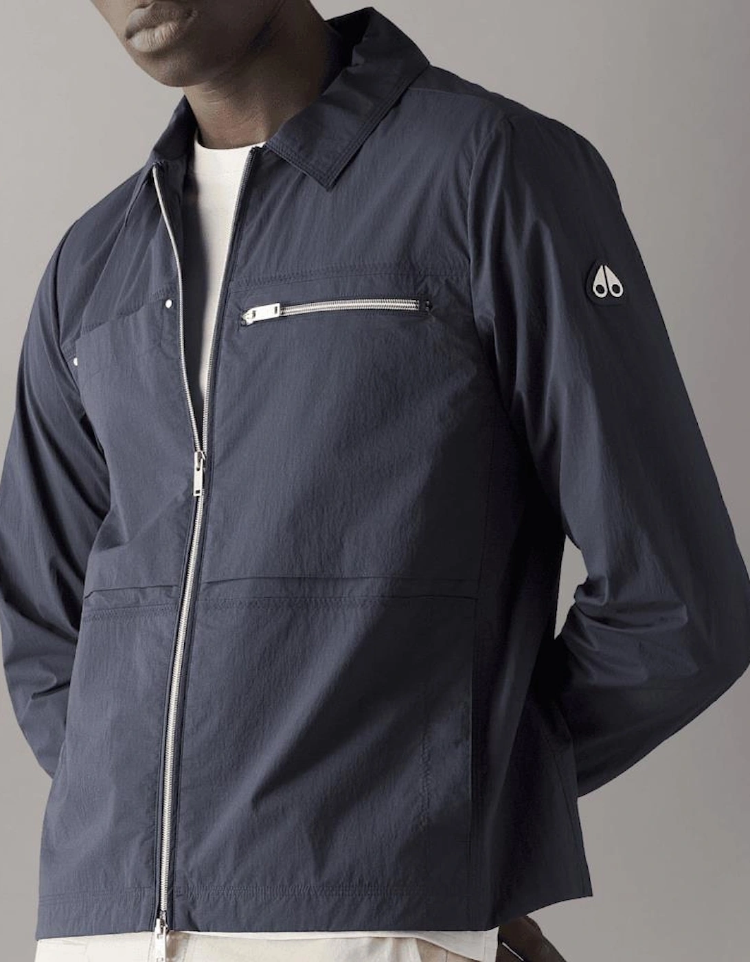 TopFlight Nylon Navy Overshirt Jacket