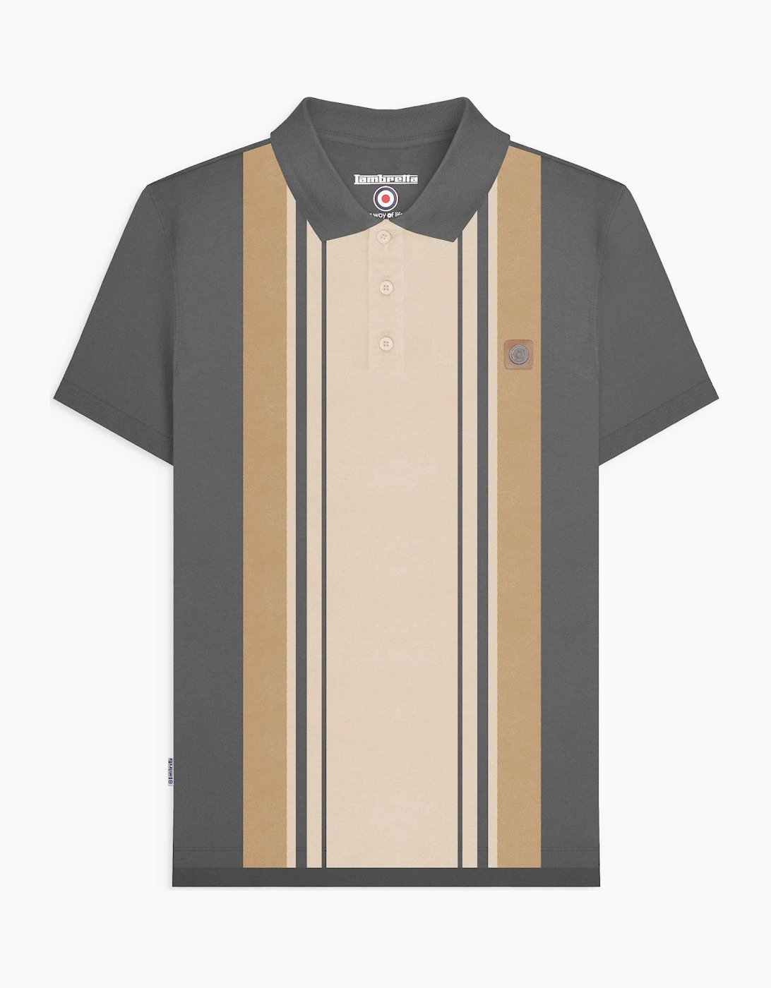 Lambretta Mens Classic Polo Short Sleeve Polo Shirt, 2 of 1