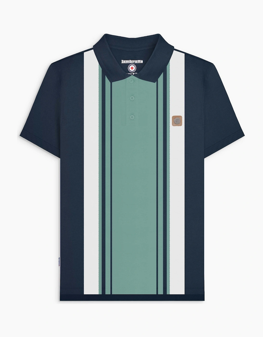 Lambretta Mens Classic Polo Short Sleeve Polo Shirt, 2 of 1