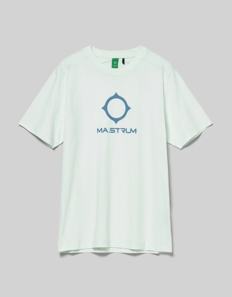 Mastrum Beam Chest Logo T-Shirt - Frost
