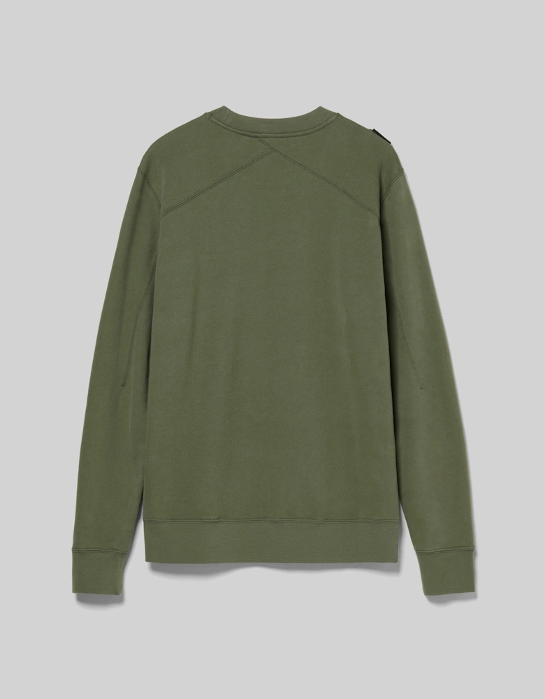 Mastrum Crew Neck Sweatshirt - Bronze Green