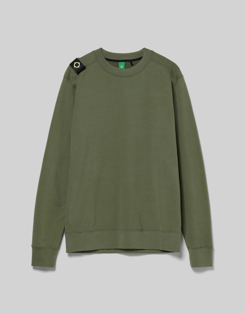 Mastrum Crew Neck Sweatshirt - Bronze Green