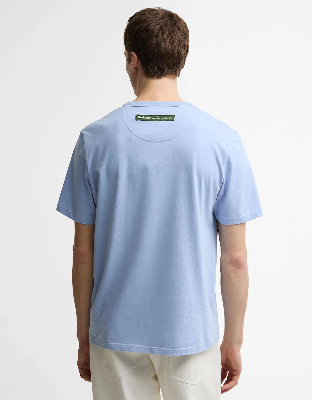 Paul Smith Loves Barbour Fishing Jacket T-Shirt - Mid Blue