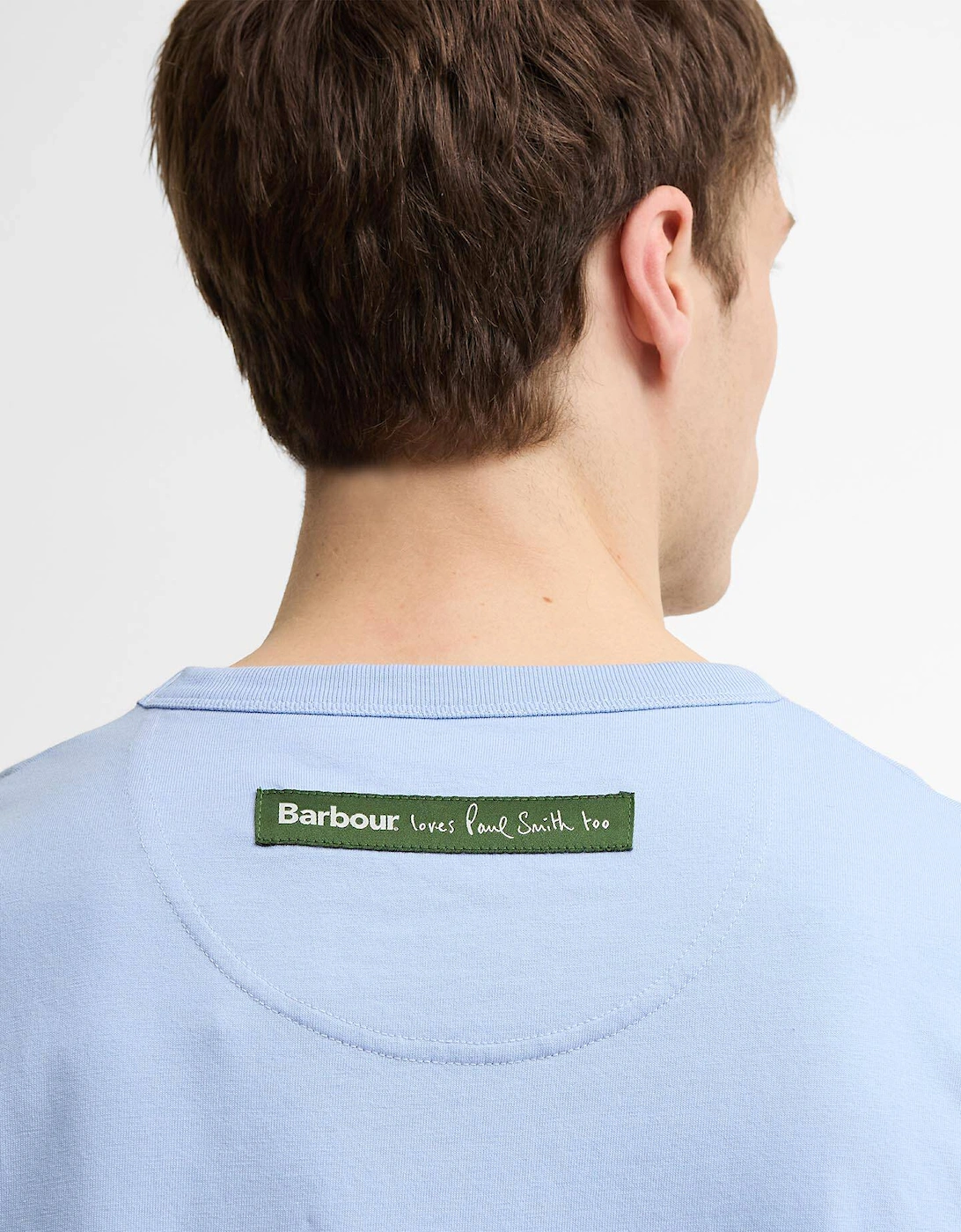 Paul Smith Loves Barbour Fishing Jacket T-Shirt - Mid Blue
