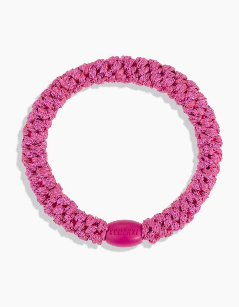 band in strong pink glitter