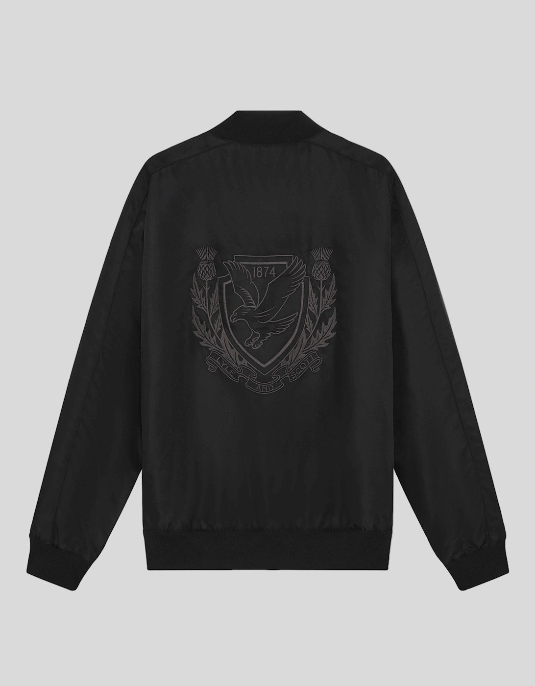 Embroidered Crest Varsity Jacket