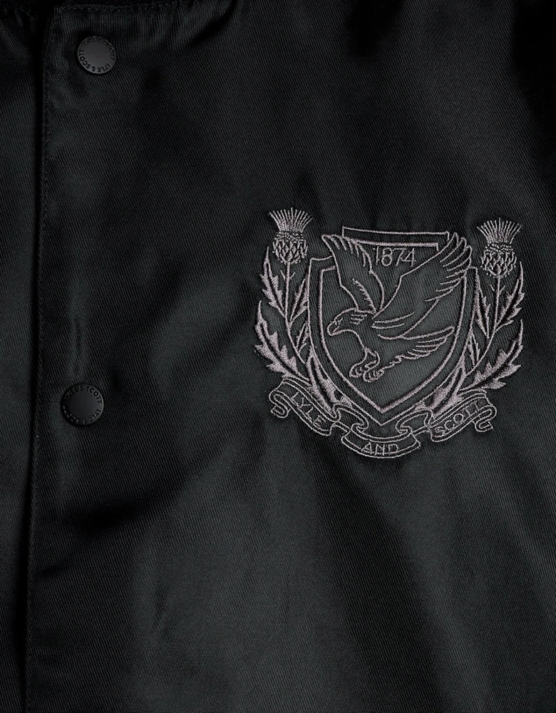 Embroidered Crest Varsity Jacket