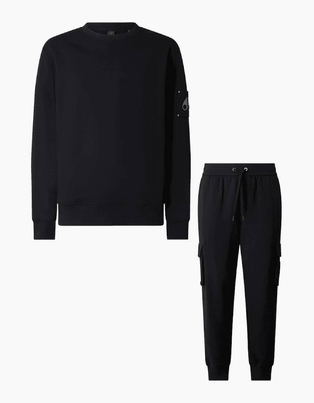 Hartsfield Crew Neck Cement Black Cargo Tracksuit, 10 of 9