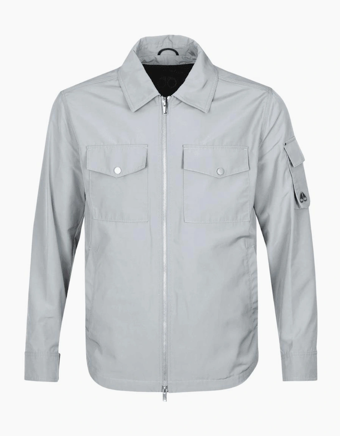 Charlesbourg Nylon Industry Grey Overshirt Jacket, 4 of 3