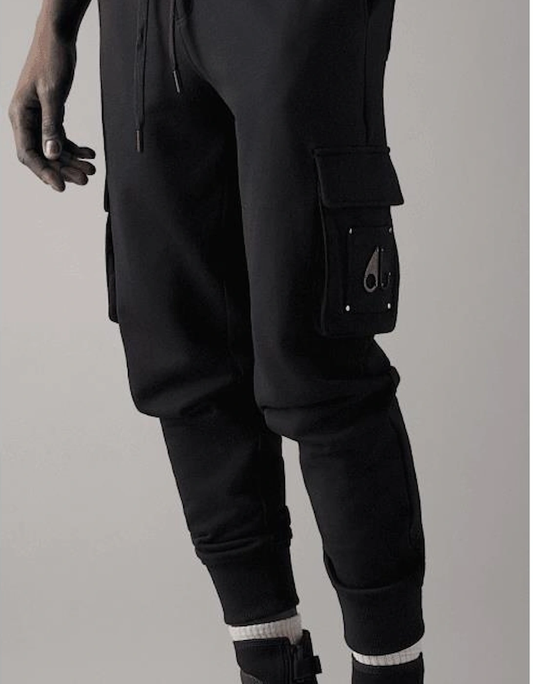 Hartsfield Crew Neck Cement Black Cargo Tracksuit