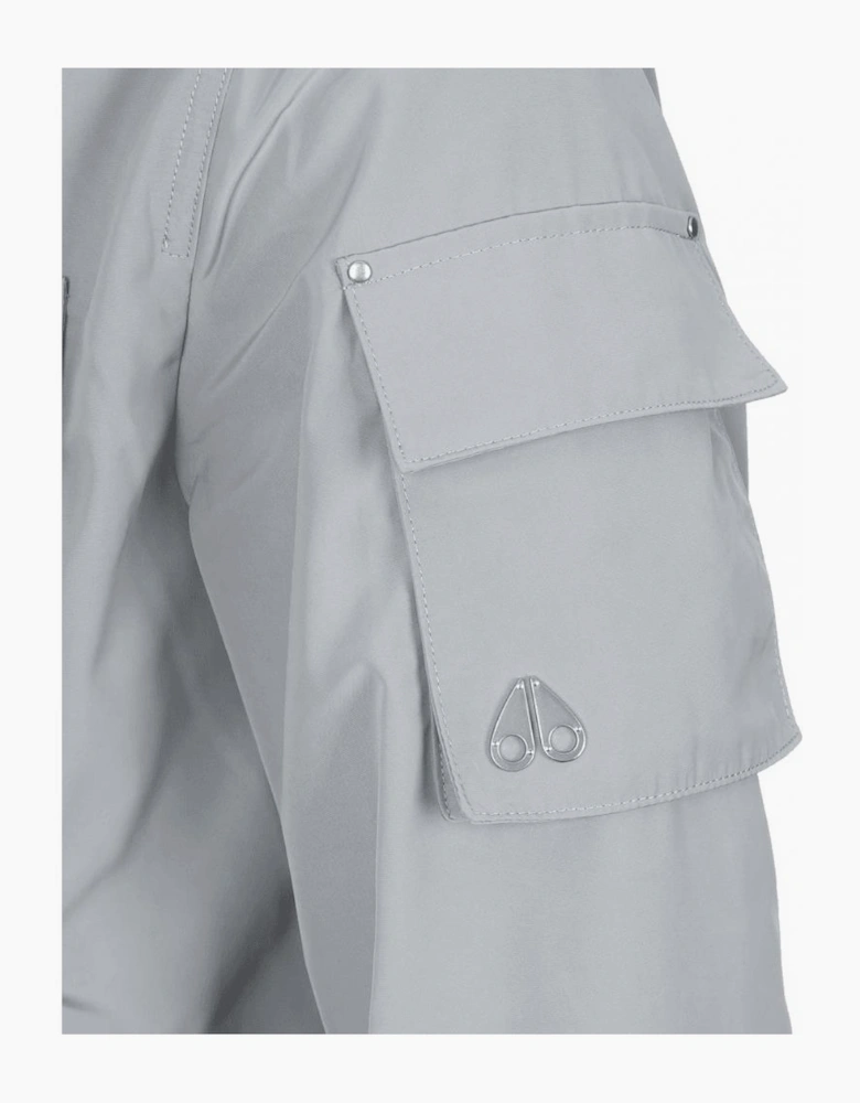 Charlesbourg Nylon Industry Grey Overshirt Jacket
