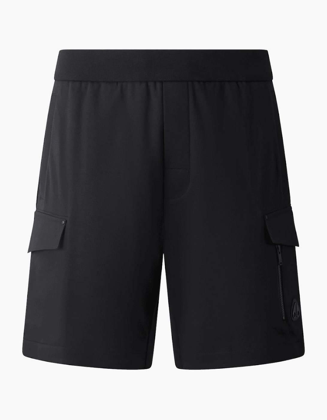 Dalon Metal Logo Black Cargo Shorts, 4 of 3