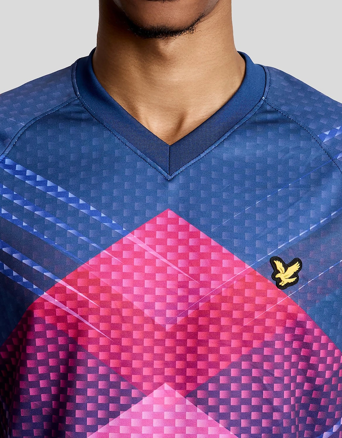 Sports Chevron Padel T-Shirt