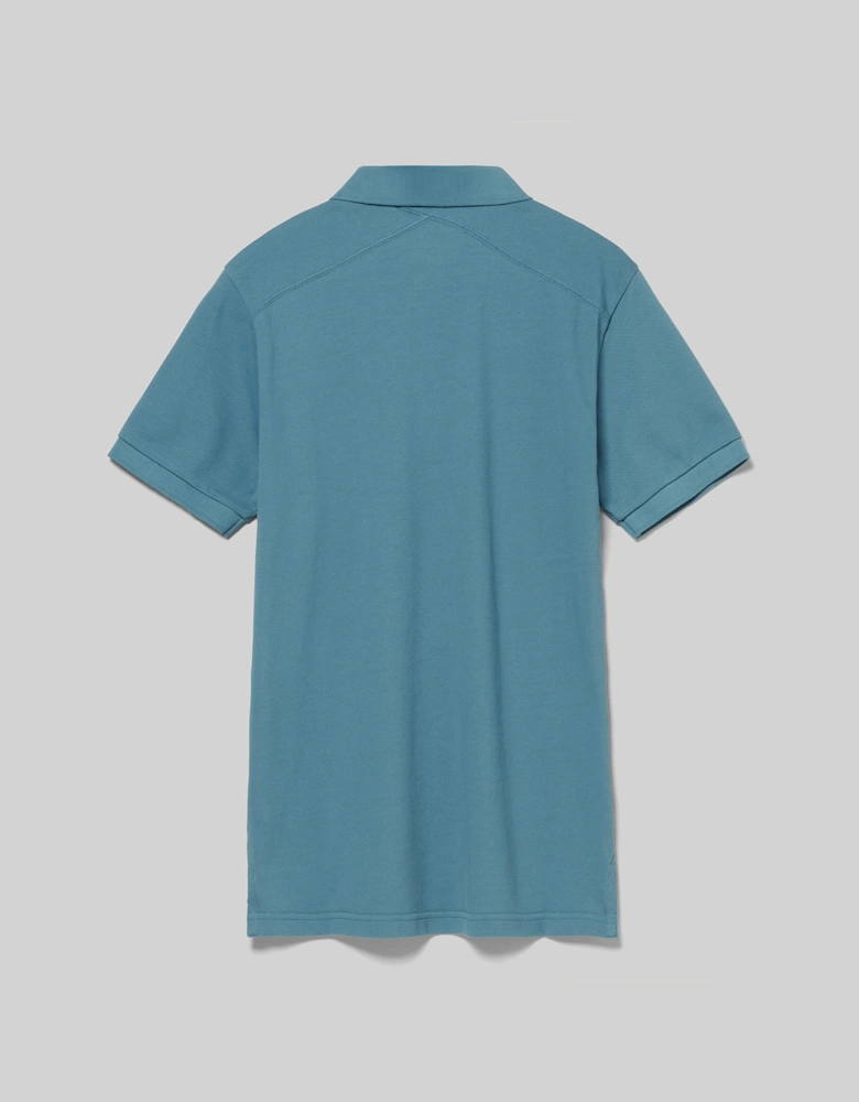 Mastrum Pique Polo Shirt - Aegean Blue
