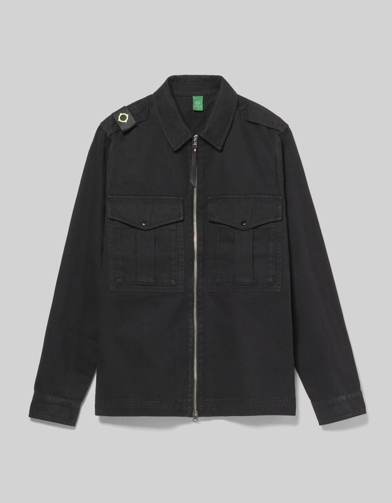 Mastrum Isotope Overshirt - Jet Black