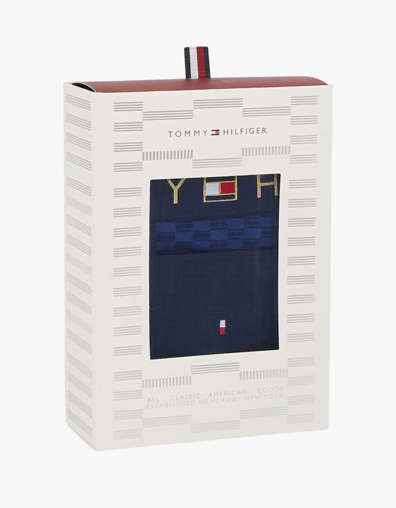 Tommy Hilfiger TRUNK PRINT & SOCK SET GOLD Mens Multicoloured