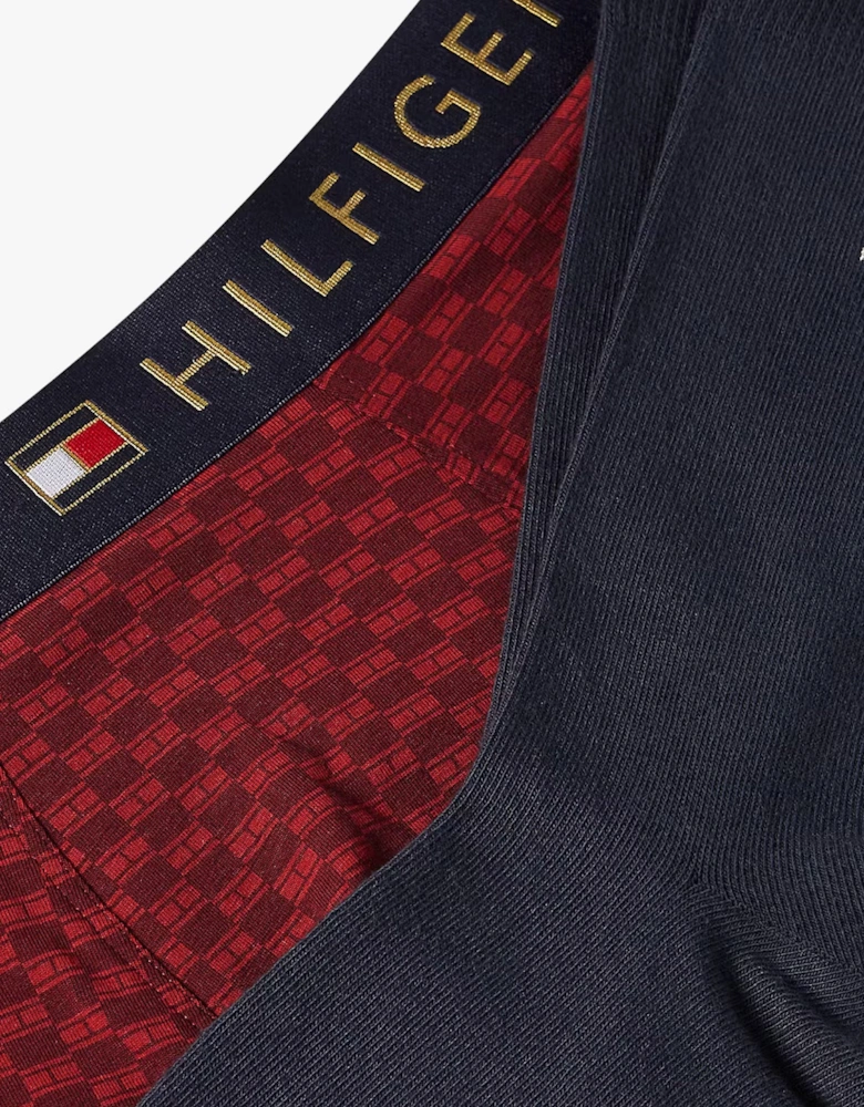 Tommy Hilfiger TRUNK PRINT & SOCK SET GOLD Mens Multicoloured