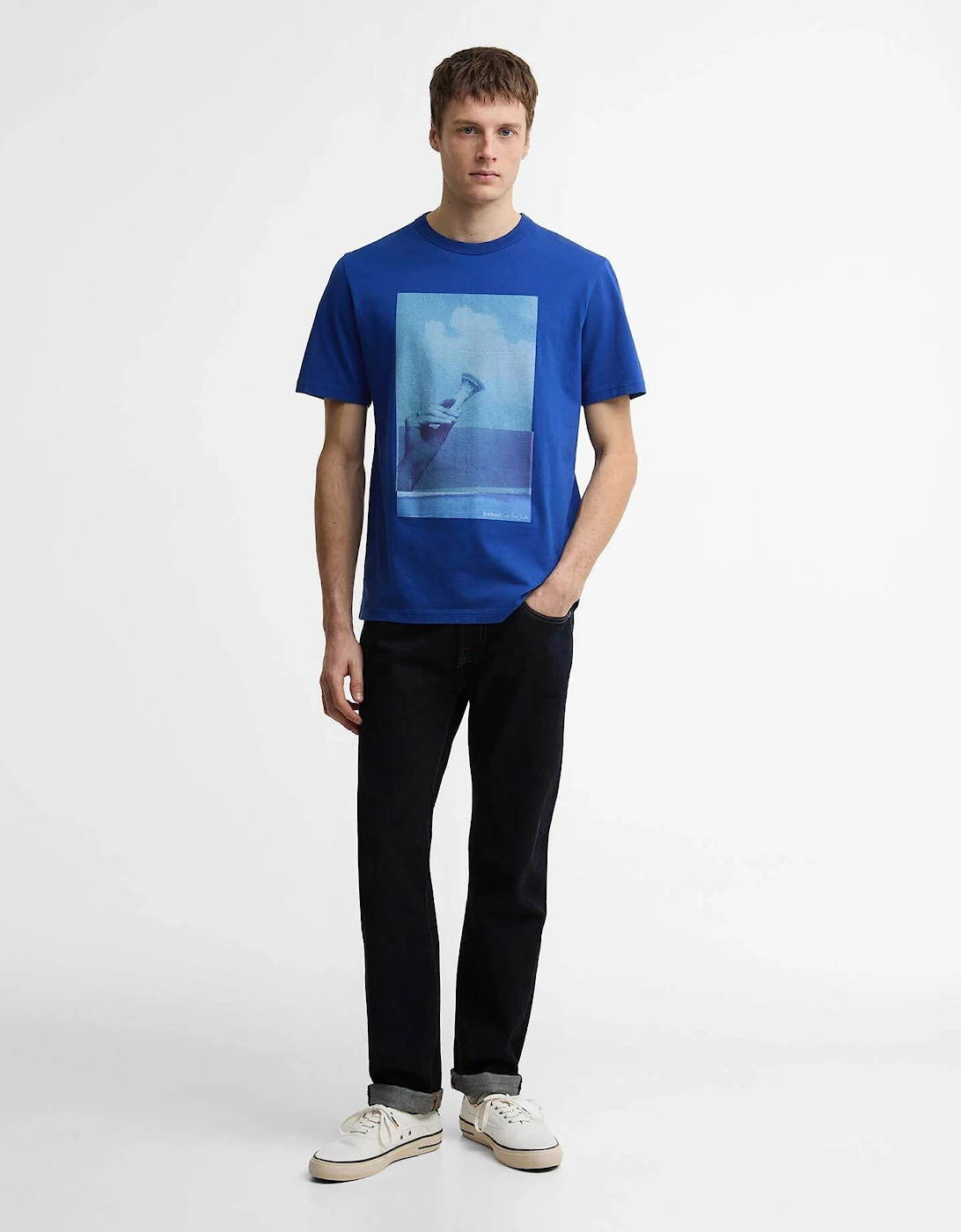 Paul Smith Loves Barbour Scoop T-Shirt - Royal Blue