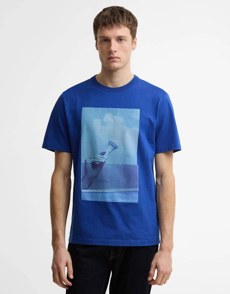Paul Smith Loves Barbour Scoop T-Shirt - Royal Blue