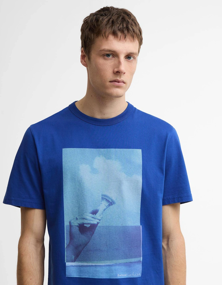 Paul Smith Loves Barbour Scoop T-Shirt - Royal Blue