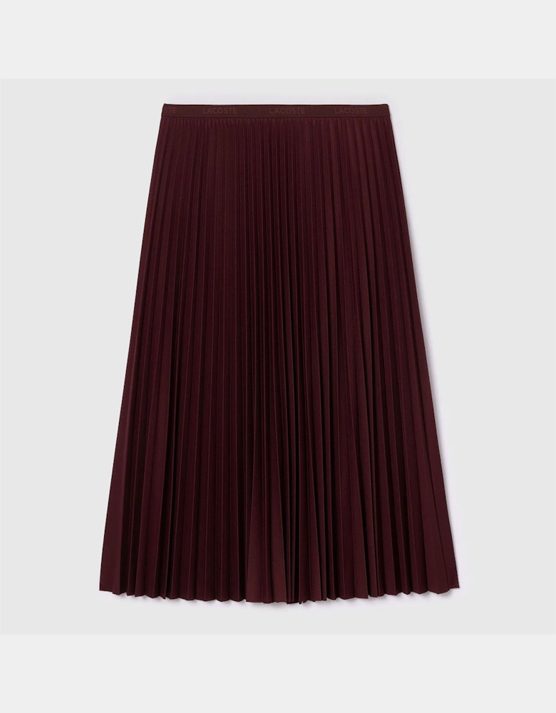 Elasticated Waist Flowing Pleated Skirt