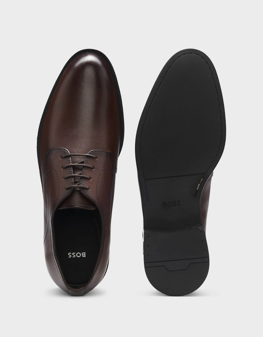 BOSS Orange Tayil Mens Derby Shoes - Dark Brown 205