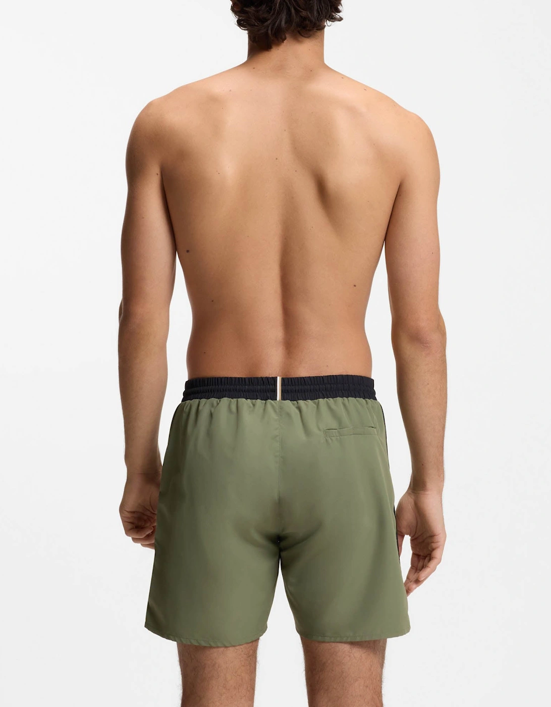 BOSS Orange Starfish Mens Swim Shorts - Open Green 350