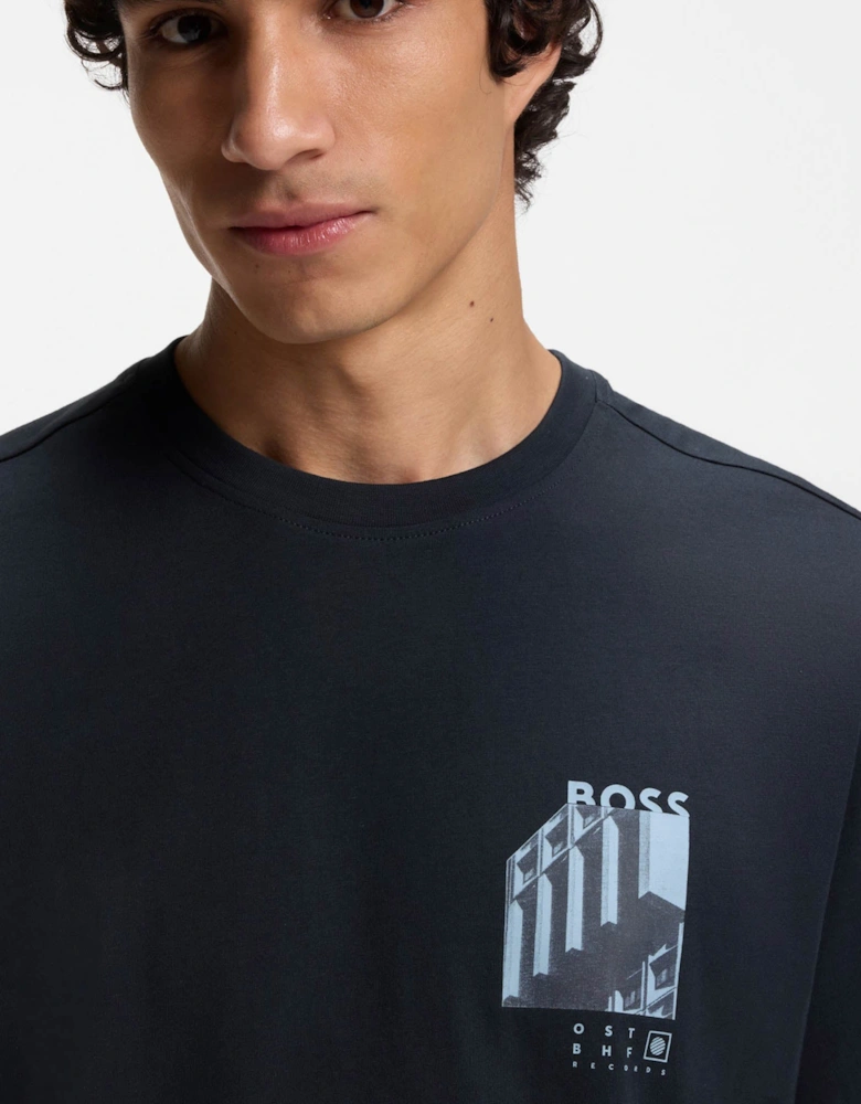 BOSS Orange Te Board Mens T-Shirt - Dark Blue 404