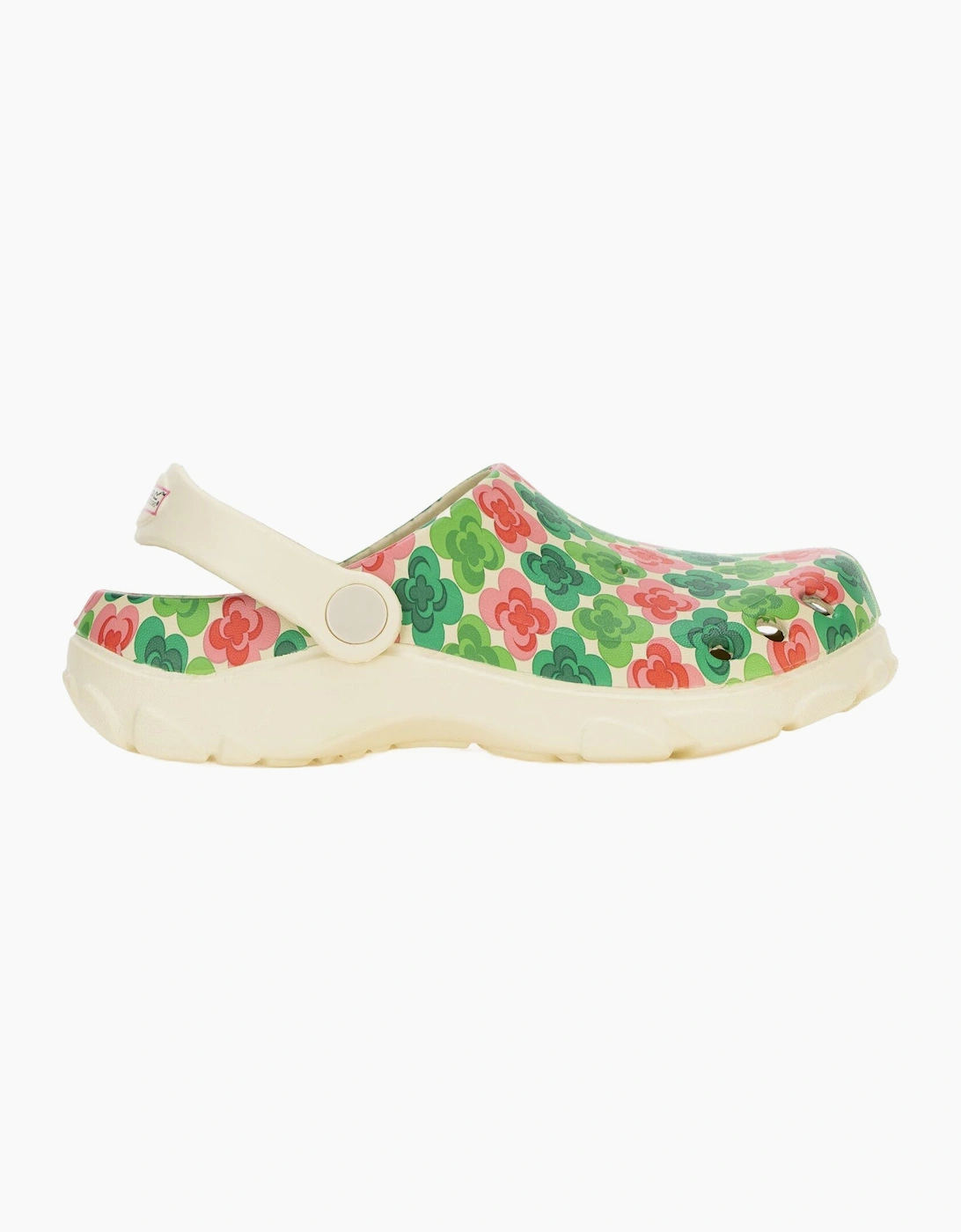 Regatta Unisex Multi Flower Green Orla Kiely Clog Slides - Size 4 UK Kids