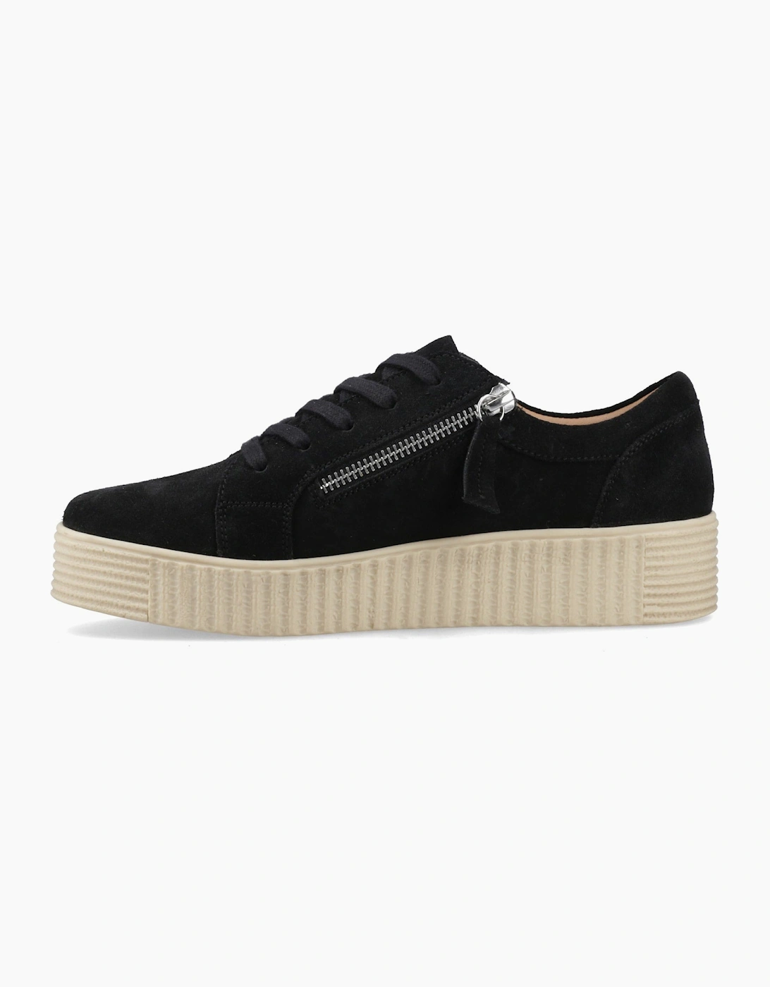 TARA SUEDE TRAINER Womens Casual Trainers Black