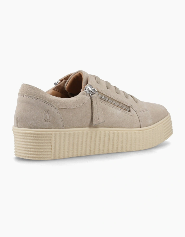 TARA SUEDE TRAINER Womens Casual Trainers Taupe