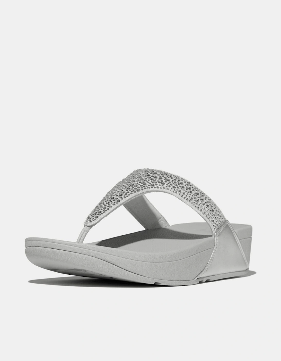 Lulu Crystal Toe-Post Sandals