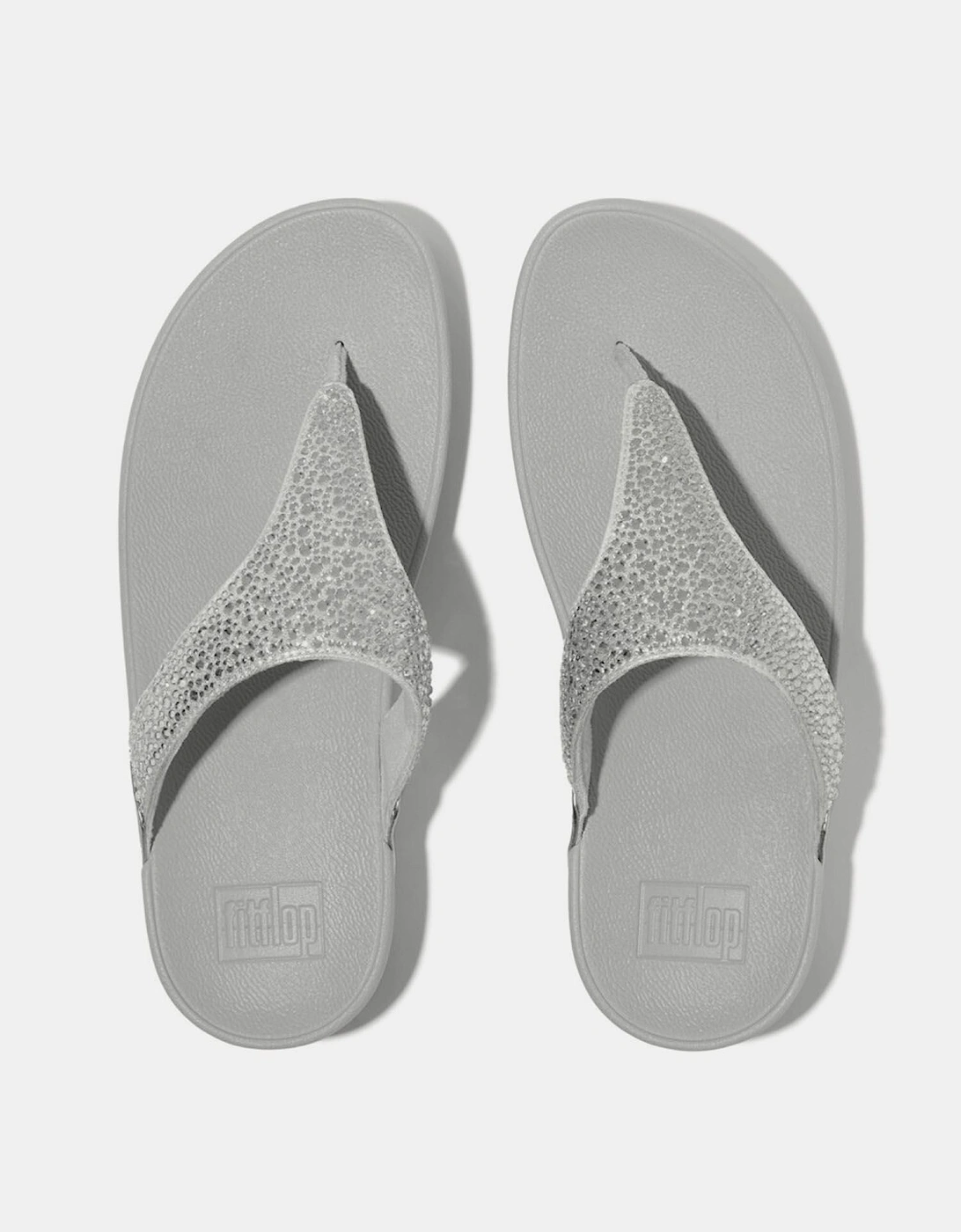 Lulu Crystal Toe-Post Sandals