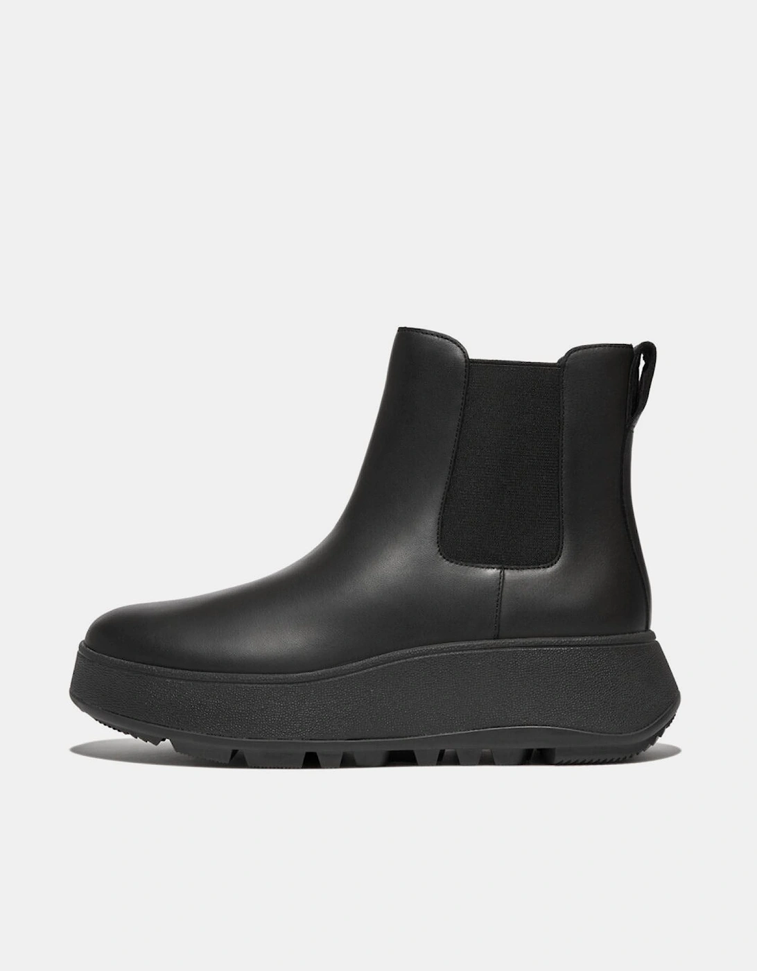 F-Mode Waterproof Leather Flatform Chelsea Boots, 7 of 6
