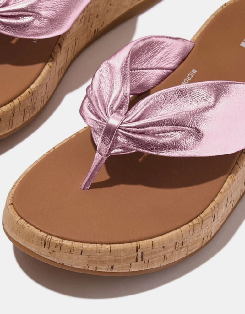 F-Mode Flatform Toe-Thong Flip Flops